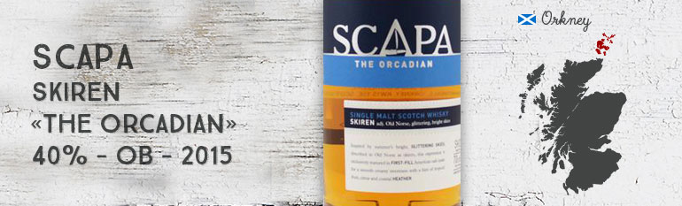 Scapa – Skiren – « The Orcadian » – 40% – OB – 2015