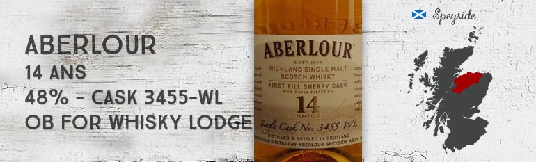 Aberlour – 14yo – 48% – Cask 3455-WL – OB For The Whisky Lodge