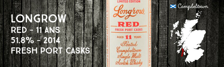 Longrow – Red – 11yo – Port Casks – 51,8% – OB – 2014