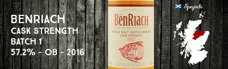 Benriach – Cask Strength – Batch 1 – 57,2% – OB – 2016