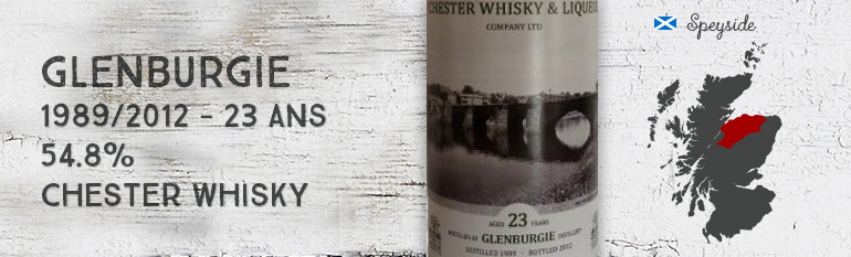 Glenburgie – 1989/2012 – 23yo – 54,8% – Chester Whisky & Liqueur