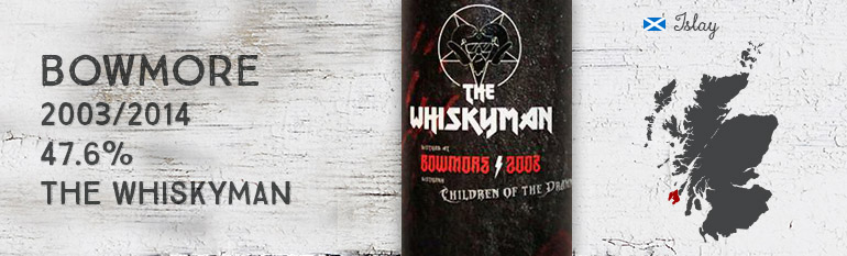 Bowmore – Children of the dramned –  2003/2014 – 47,6% – The Whiskyman