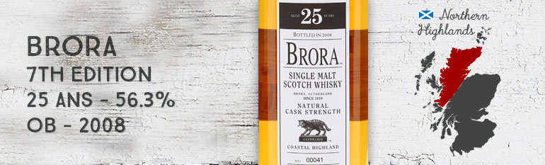 Brora – 25yo – 56.3% – 7th Edition – OB – 2008