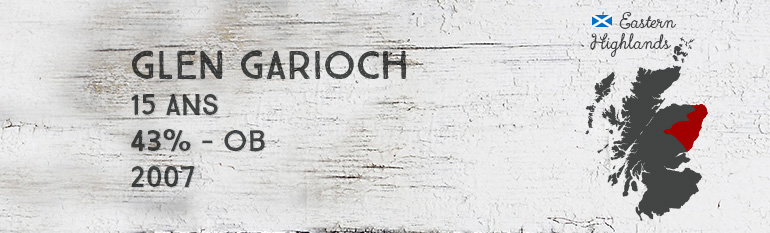 Glen Garioch – 15yo – 43% – OB – 2007