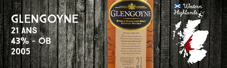 Glengoyne – 21yo – 43% – OB – 2005 