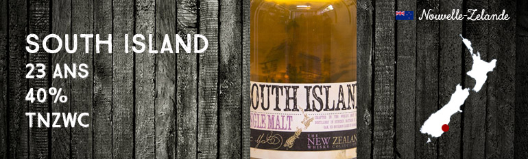 South Island – 23yo – 40 % – The New Zealand Whisky Company