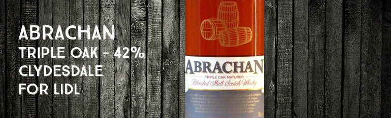 Abrachan – Triple oak – 42% – Clydesdale for Lidl France