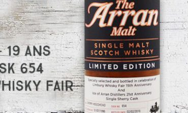 Arran - 1996/2016 - 19yo - Cask 654 - 54,8% - OB for The Whisky Fair