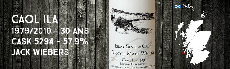 Caol Ila – 1979/2010 – 30yo – Cask 5294 – 57,9% – Jack Wiebers – Prenzlow