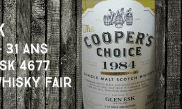 Glen Esk - 1984/2016 - 31yo - Cask 4677 - 49,5% - Cooper's Choice for The Whisky Fair