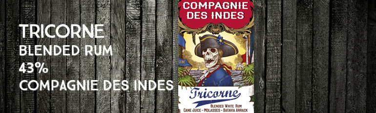 Tricorne – 43% – Compagnie des Indes – blend – 2016