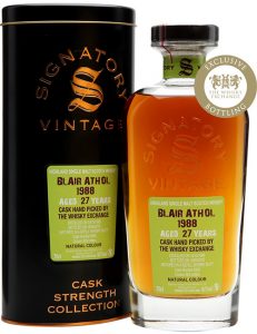 Blair Athol 1988 27yo Signatory Vintage The Whisky Exchange