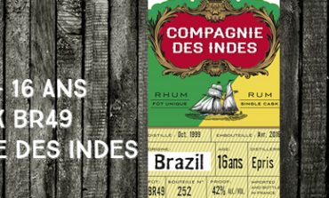 Epris - 1999/2016 - 16yo - BR49 - 42% - Compagnie des Indes - Brésil