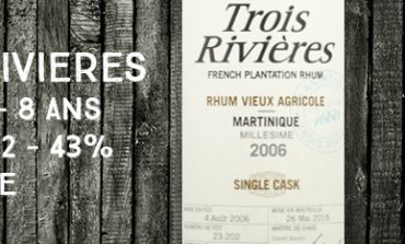 Trois Rivières - 2006/2015 - 8yo - Cask 23-202 - 43% - Martinique