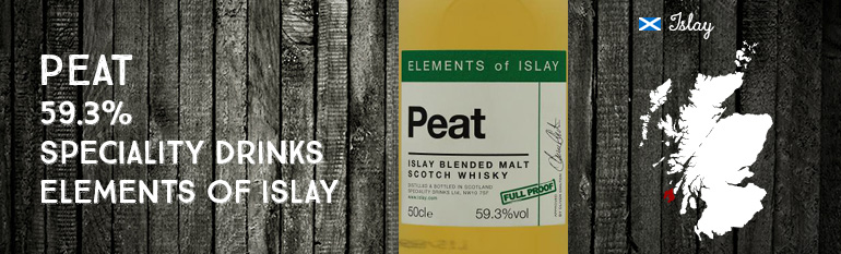 Peat – 59,3% – Speciality Drinks Ltd – Elements of islay