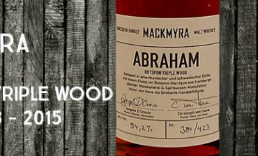 Mackmyra - Abraham - 54,2% - Rotspon Triple Wood - OB - 2015