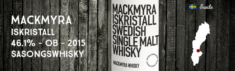 Mackmyra – Iskristall – 46,1% – 2015 – OB – Sasongswhisky 