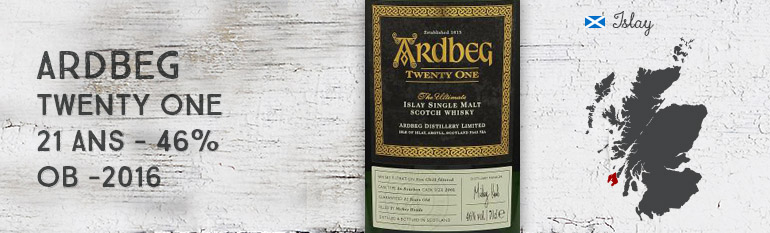 Ardbeg – Twenty One – Committee Release – 21yo – 46% – OB – 2016