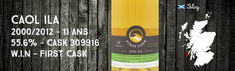 Caol Ila – 2000/2012 – 11yo – 55,6% – Cask 309916 – Whisky Import Nederland – First Cask