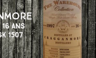 Cragganmore - 1997/2014 - 16yo - 58,1% - Cask 1507 - The Whisky Warehouse n°8 - The Warehouse Collection