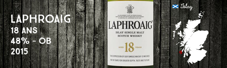 Laphroaig – 18yo – 48% – OB – 2015