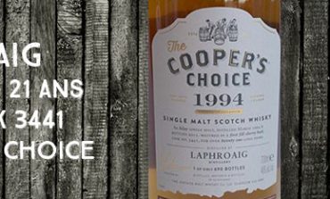 Laphroaig - 1994/2015 - 21yo - 46% - Cask 3441 - Cooper's Choice