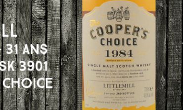 Littlemill - 1984/2016 - 31yo - 48,5% - Cask 3901 - Cooper's Choice for La Boutique Du Chemin