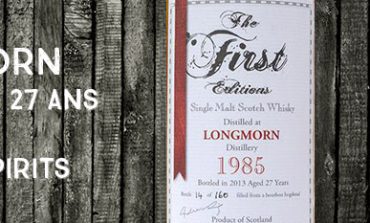 Longmorn - 1985/2013 - 27yo - 51% - Edition Spirits - The First Editions