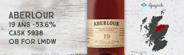 Aberlour – 19yo – 53,6% – Cask 5938 – OB for LMDW 60th Anniversary