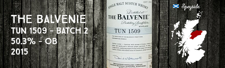 Balvenie – Tun 1509 – Batch 2 – 50,3% – OB – 2015