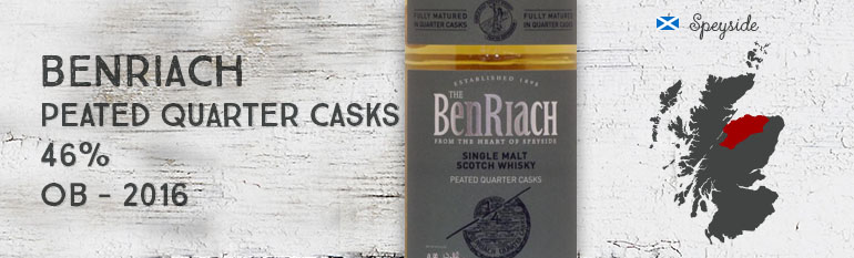 Benriach – Peated Quarter Casks – 46% – OB – 2016