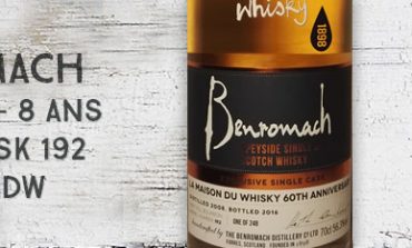 Benromach - 2008/2016 - 8yo - 56,3% - Cask 192 - OB for LMDW 60th Anniversary