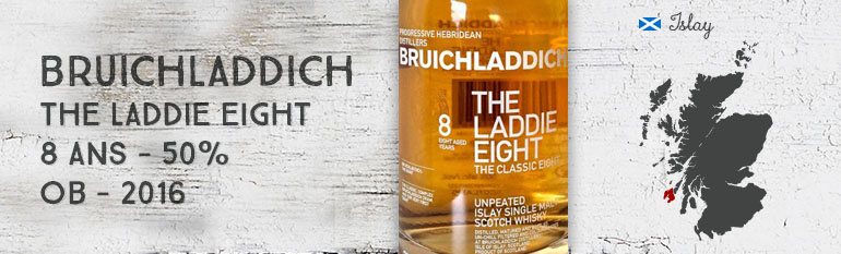 Bruichladdich – The Laddie Eight – 8yo – 50% – OB – 2016