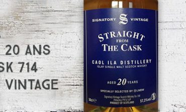 Caol Ila - 1995/2015 - 20yo - 57,3% - Cask 714 - Signatory Vintage for La Maison du Whisky - Straight from The Cask