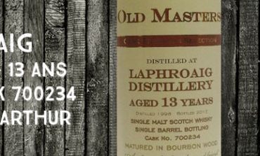 Laphroaig - 1998/2012 - 13yo - 56% - Cask 700234 - James MacArthur - Old Masters