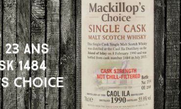 Caol Ila - 1990/2013 - 23yo - 55,9% - Cask 1484 - MacKillop's Choice