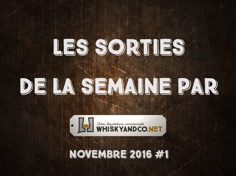 Les sorties de la semaine : novembre 2016 #1