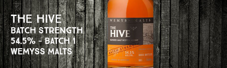 The Hive – Batch Strength – 54,5% – Batch 1 – Wemyss Malts – 2016