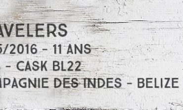 Travelers - 2005/2016 - 11yo - 43% - Cask BL22 - Compagnie Des Indes - Belize