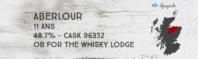 Aberlour – 11yo – 48,7% – Cask 96352 – OB for The Whisky Lodge