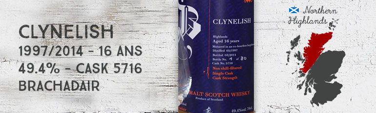 Clynelish – 1997/2014 – 16yo – 49.4% – Cask 5716 – Brachadair