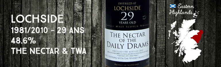 Lochside – 1981/2010 – 29yo – 48,6% – The Nectar & The Whisky Agency – The Nectar Of The Daily Drams