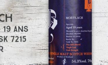 Mortlach - 1997/2016 - 19yo - 54.3% - Cask 7215 - Brachadair