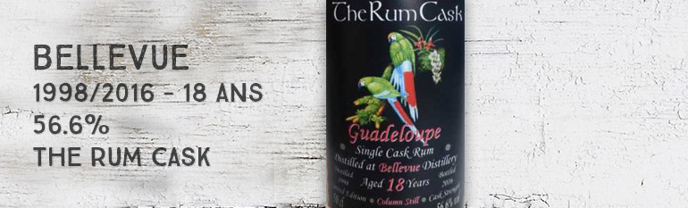 Bellevue – 1998/2016 – 18yo – 56.6% – The Rum Cask – Guadeloupe