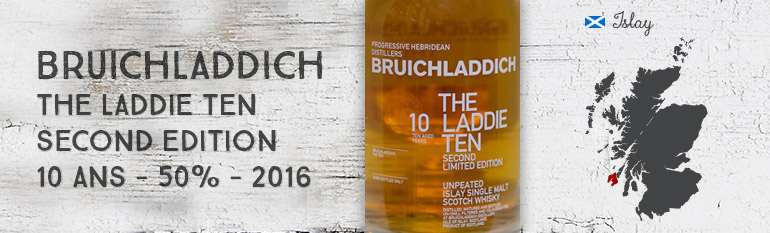 Bruichladdich – The Laddie Ten – Second Edition – 10yo – 50% – OB – 2016