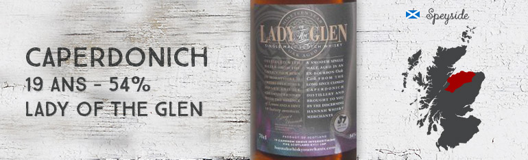 Caperdonich – 19yo – 54% – Lady of The Glen