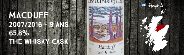 Macduff – 2007/2016 – 9yo – 65.8% – The Whisky Cask