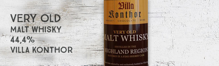 Very Old Malt Whisky – 44.4% – Villa Konthor – Fino Cask