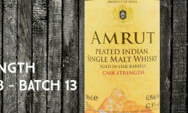 Amrut - Peated - Cask Strength - 62,8% - OB - Batch 13 - 2014