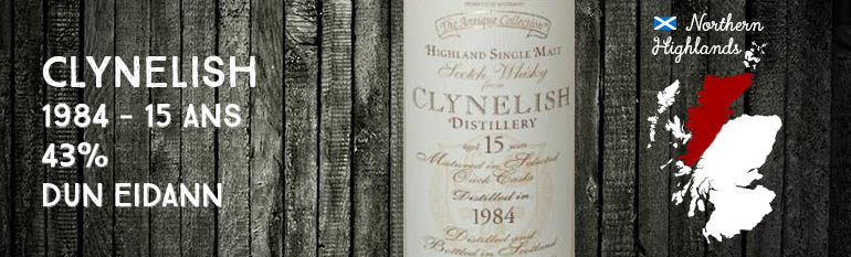 Clynelish – 1984 – 15yo – 43% – Dun Eidann – The Antique Collection